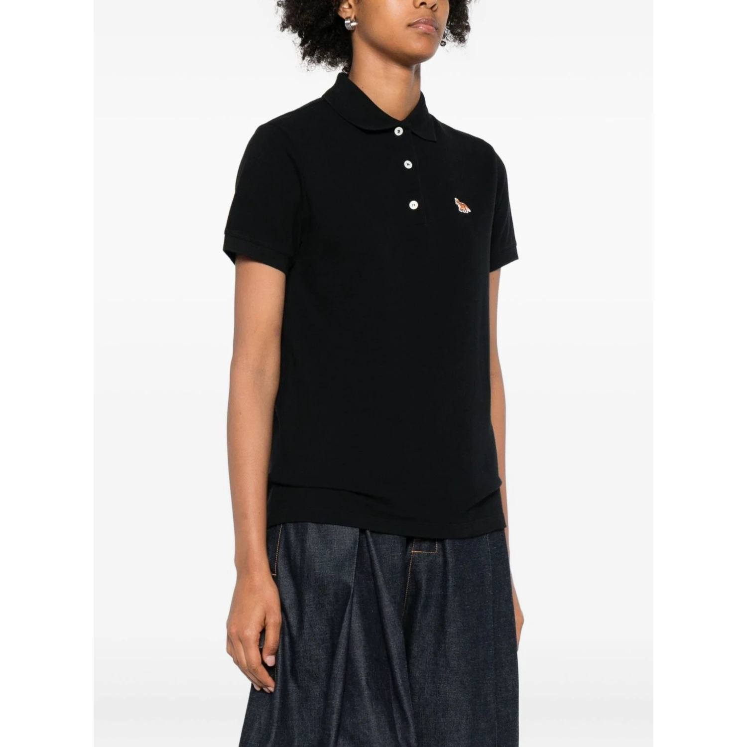 MAISON KITSUNE' T-shirts and Polos Black