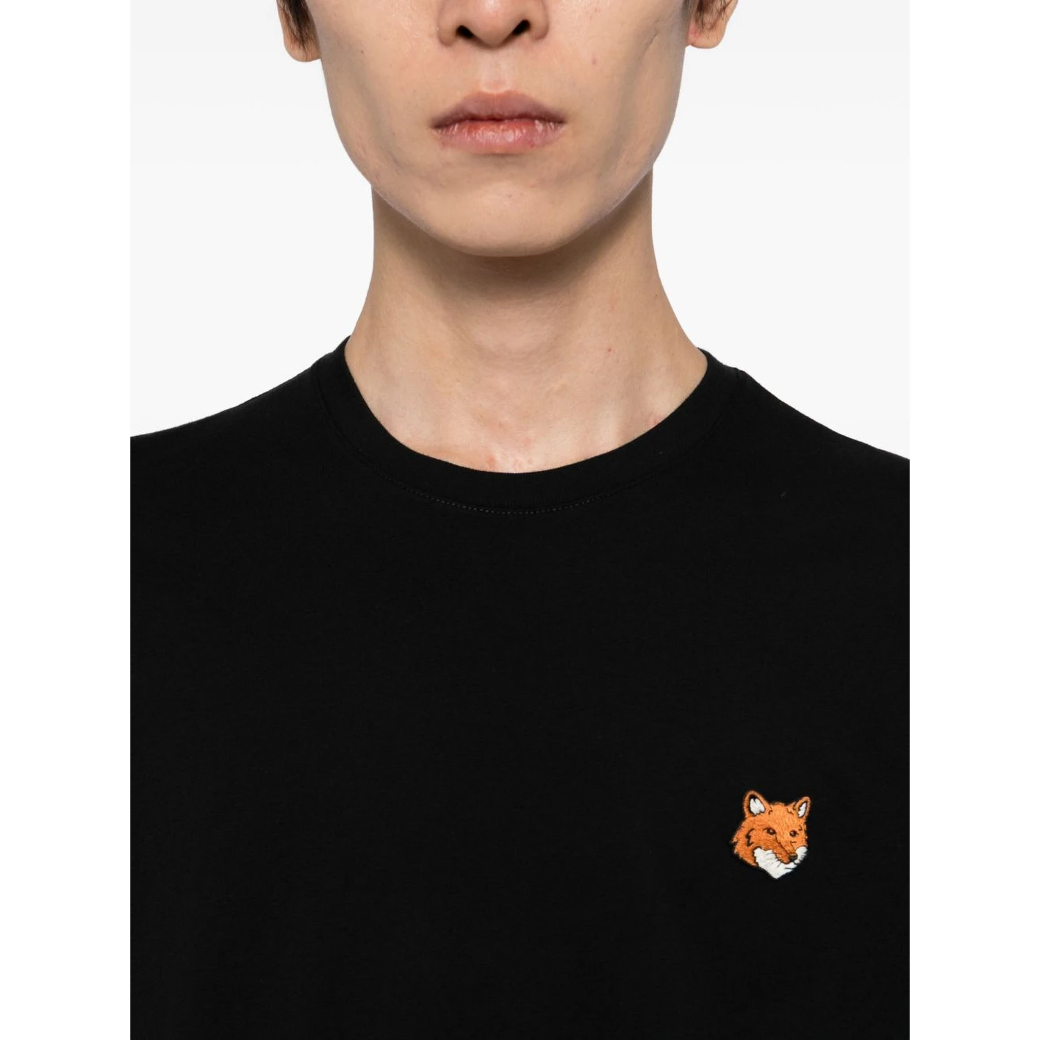 MAISON KITSUNE' T-shirts and Polos Black
