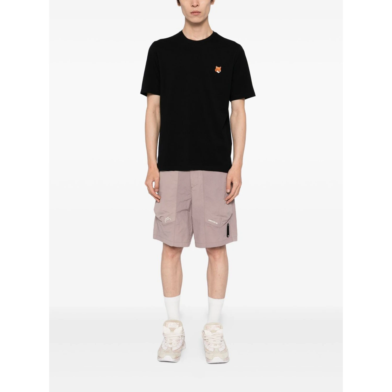 MAISON KITSUNE' T-shirts and Polos Black