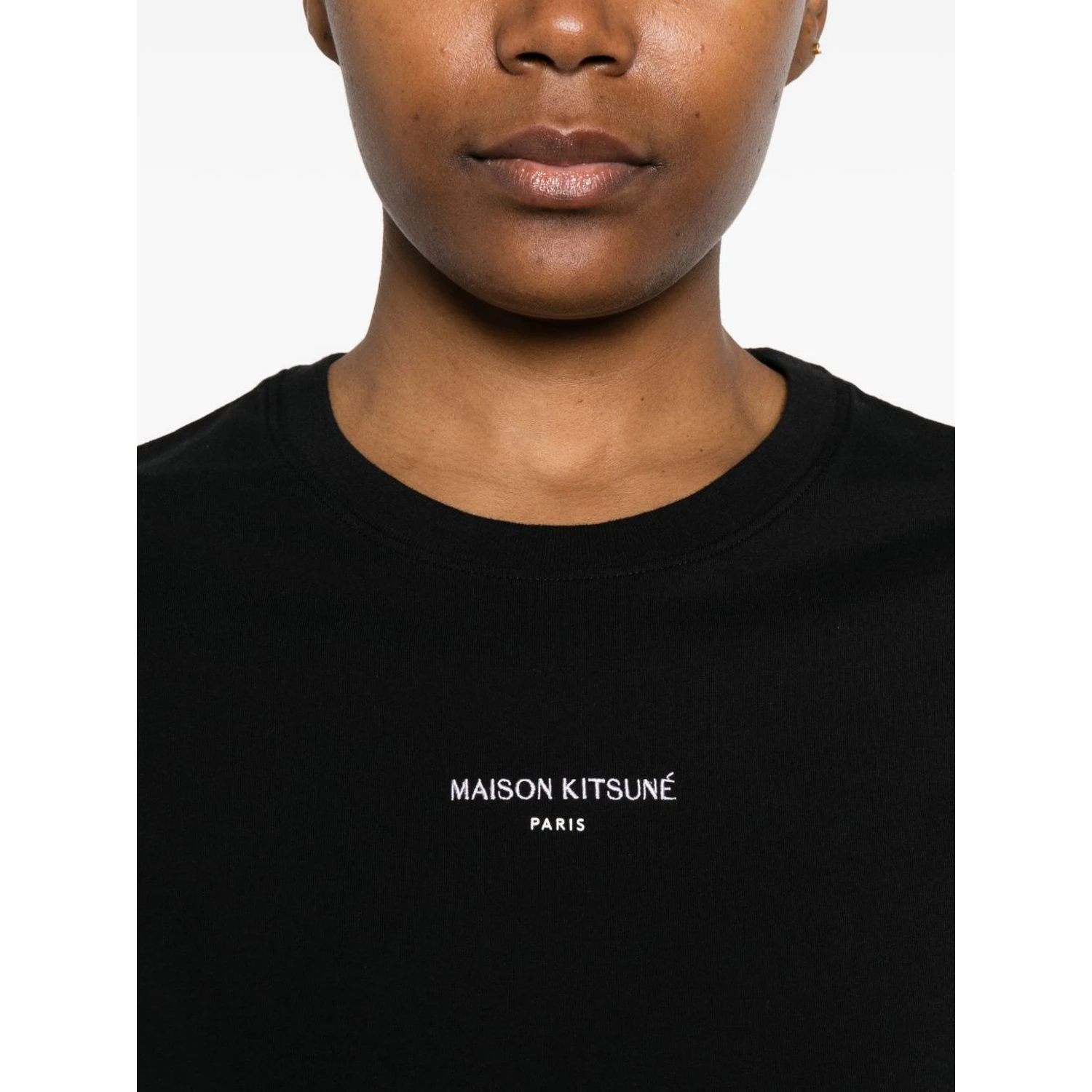 MAISON KITSUNE' T-shirts and Polos Black