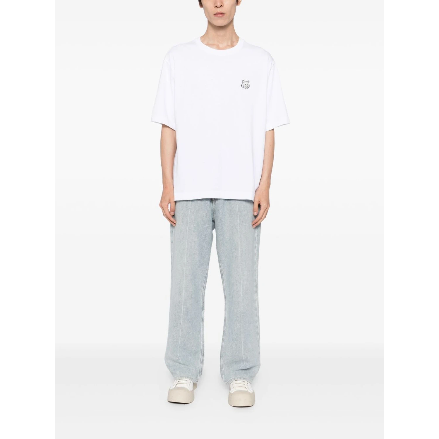 MAISON KITSUNE' T-shirts and Polos White