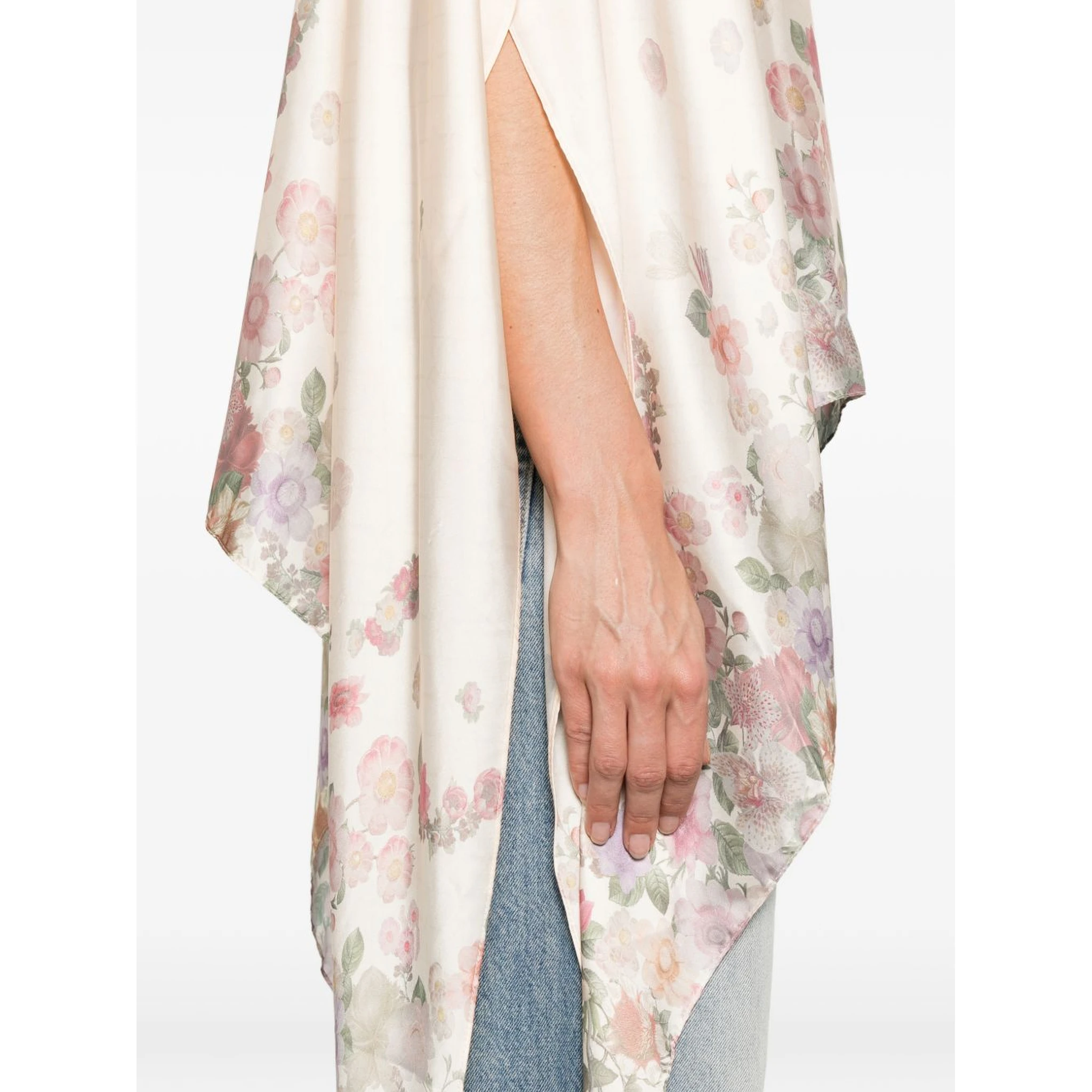 طقم أوشحة مزدوجة متعددة الألوان