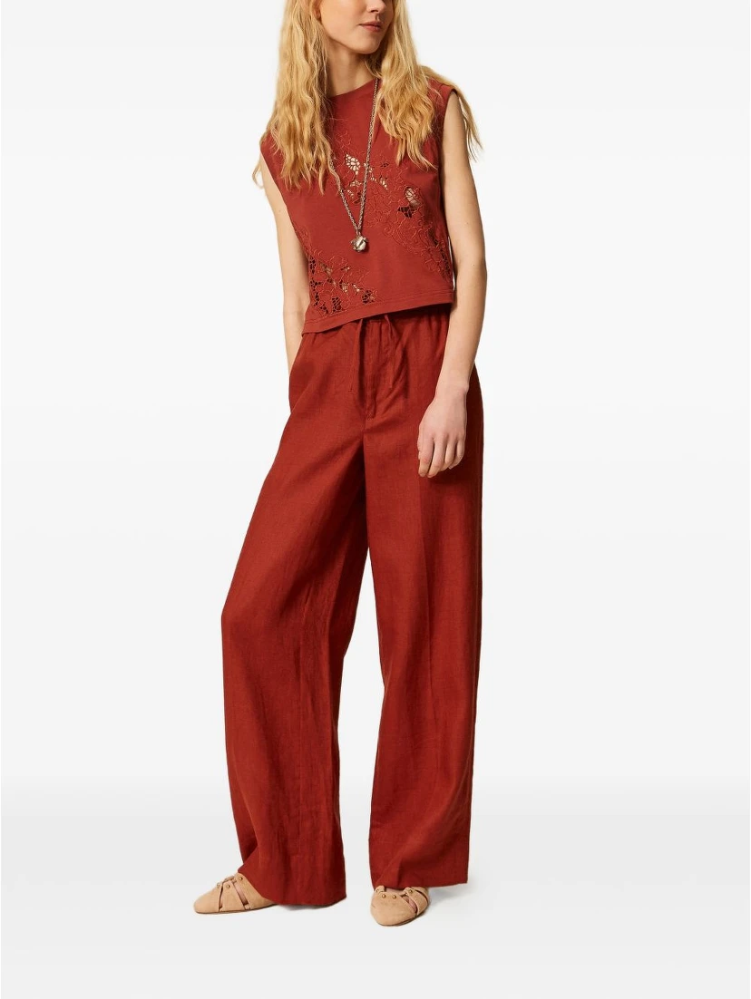 Twin-set T-shirts and Polos Brown