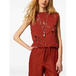 Twin-set T-shirts and Polos Brown