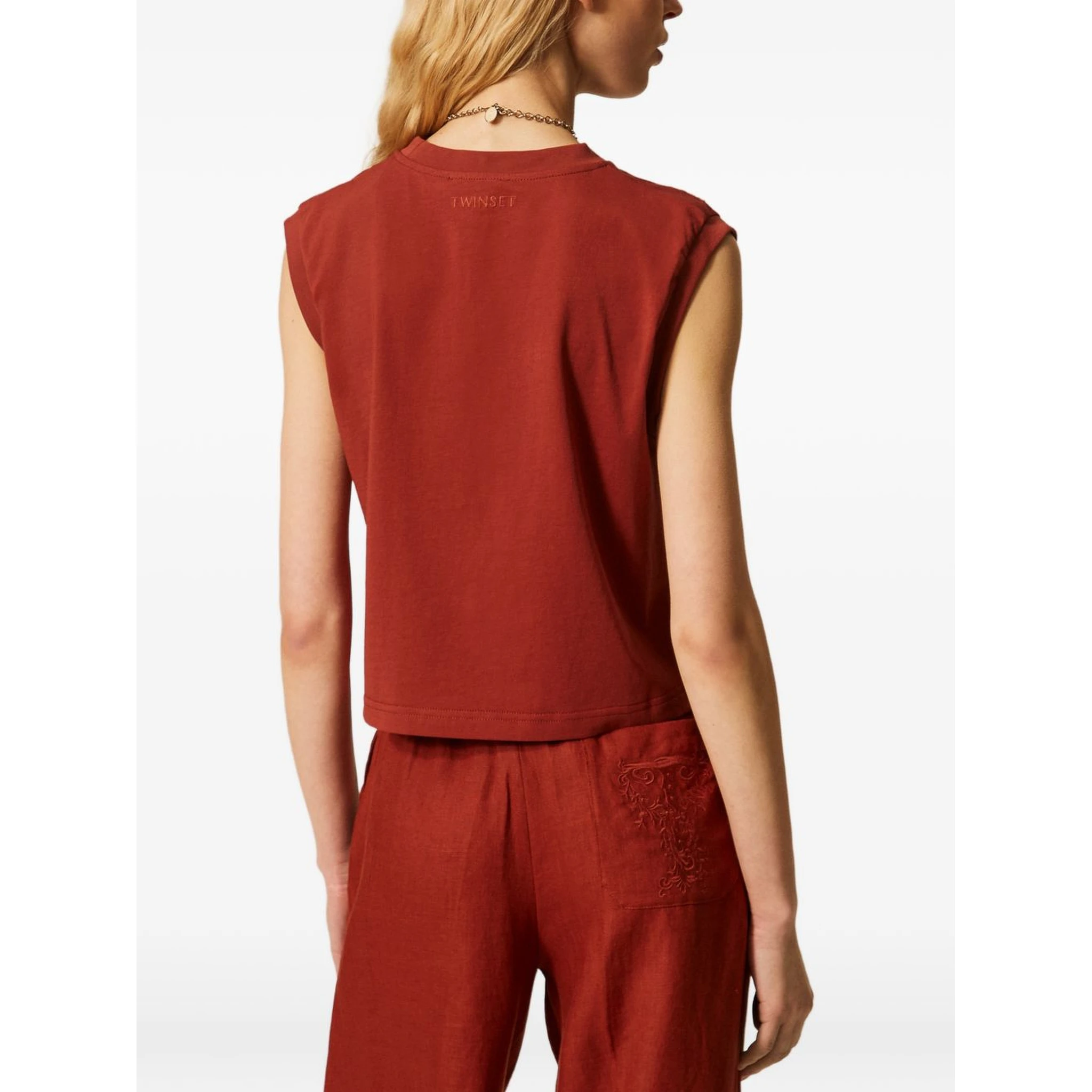 Twin-set T-shirts and Polos Brown