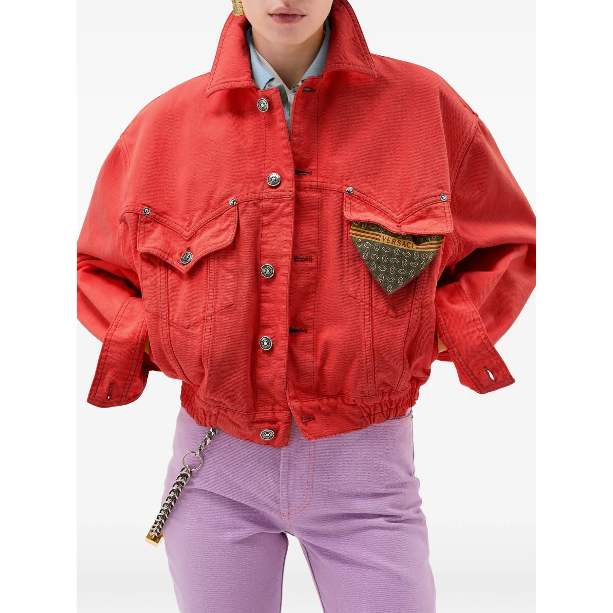 Versace Jackets Red