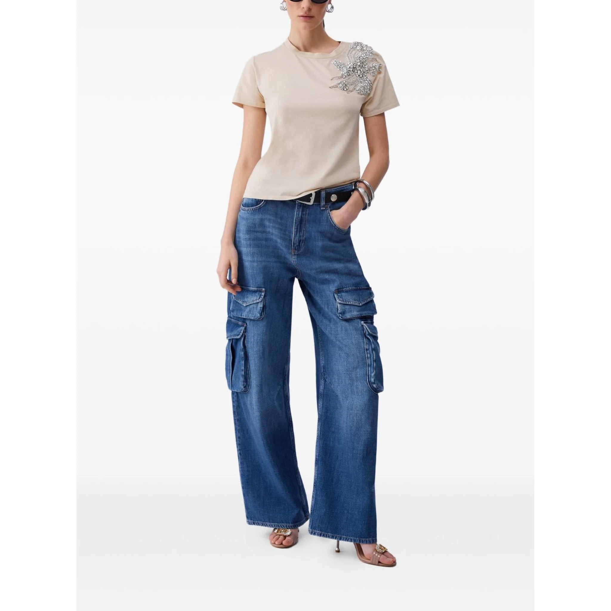 Liu Jo T-shirts and Polos Beige