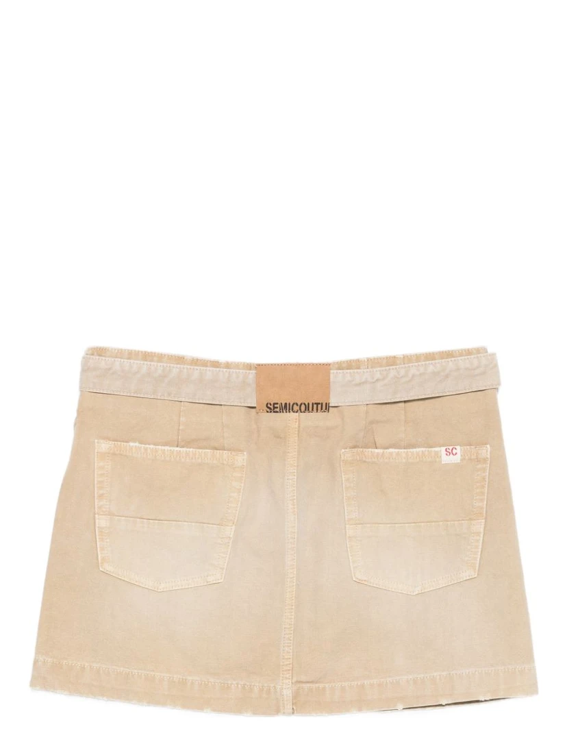 Semicouture Skirts Beige