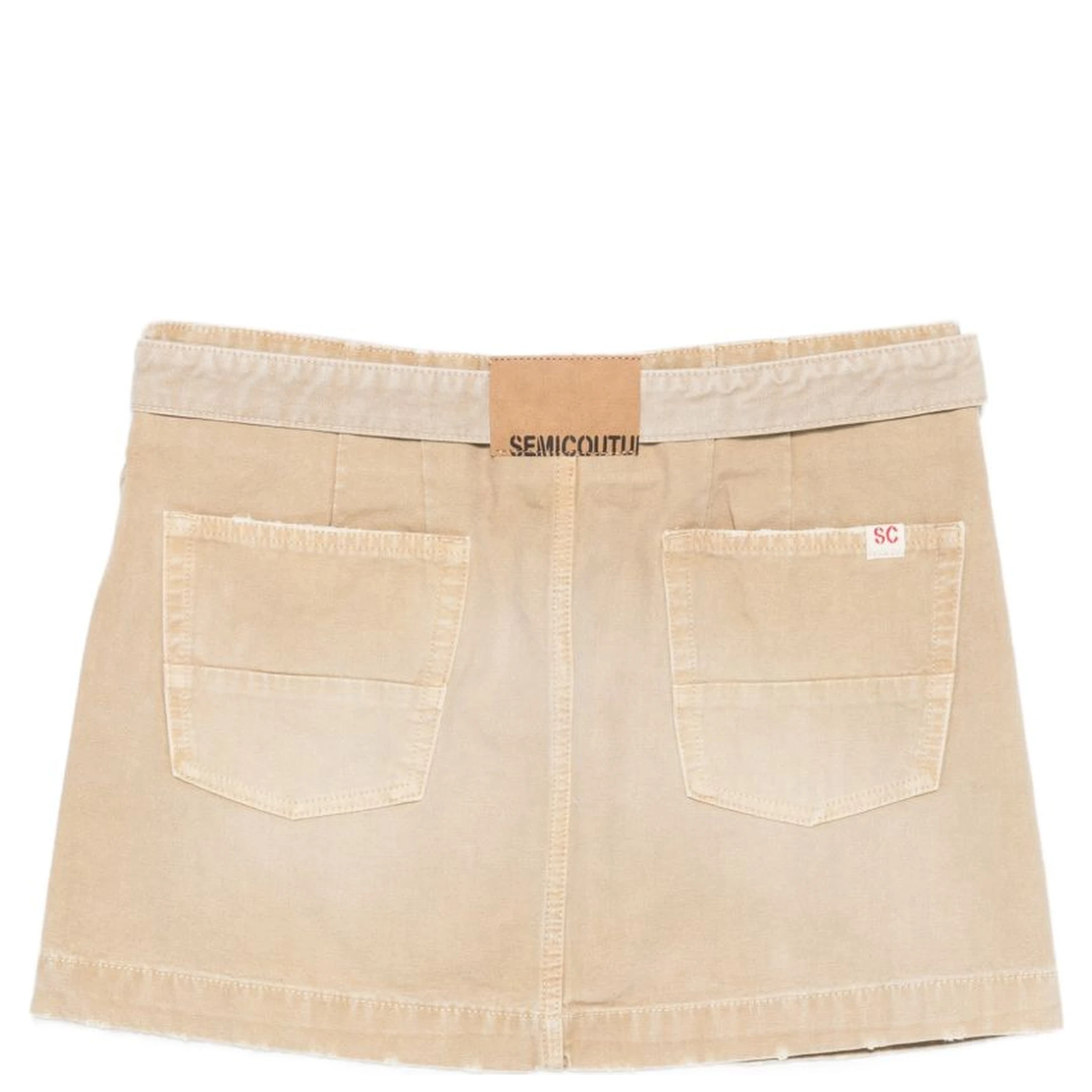 Semicouture Skirts Beige