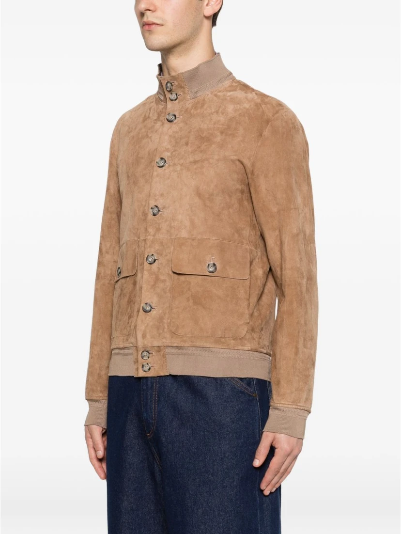 THE JACK AND JACKIE LEATHERS Jackets Beige