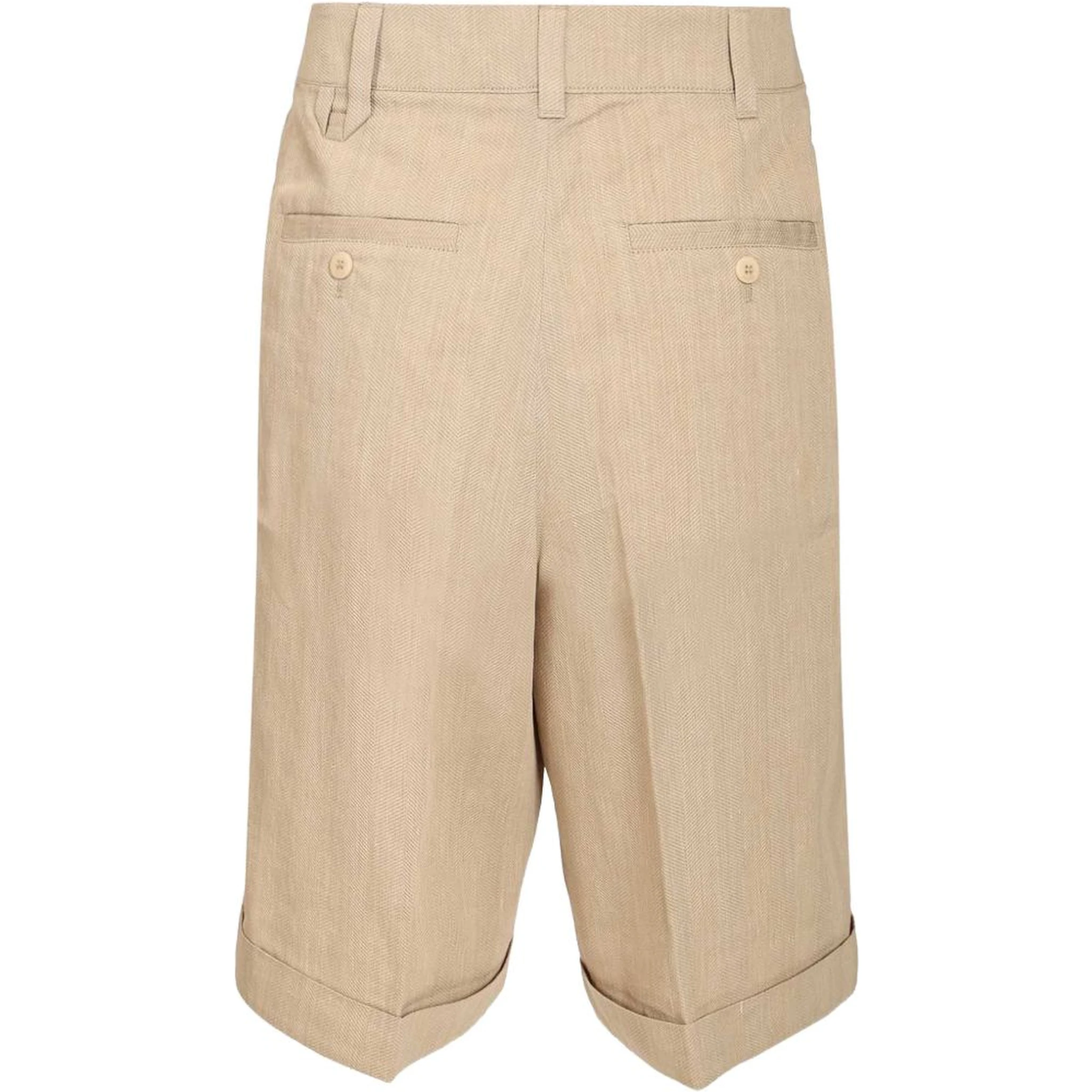 JACQUEMUS Shorts Beige