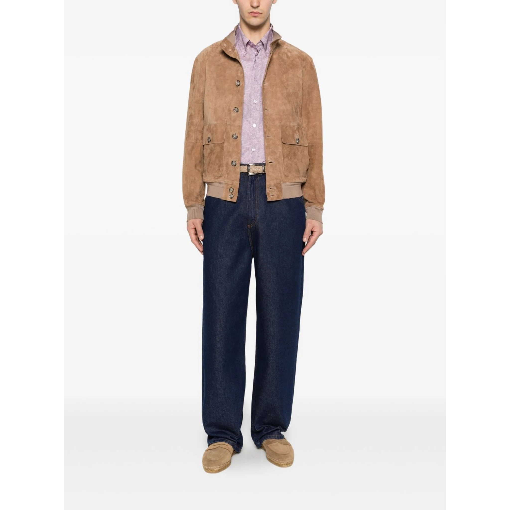 THE JACK AND JACKIE LEATHERS Jackets Beige