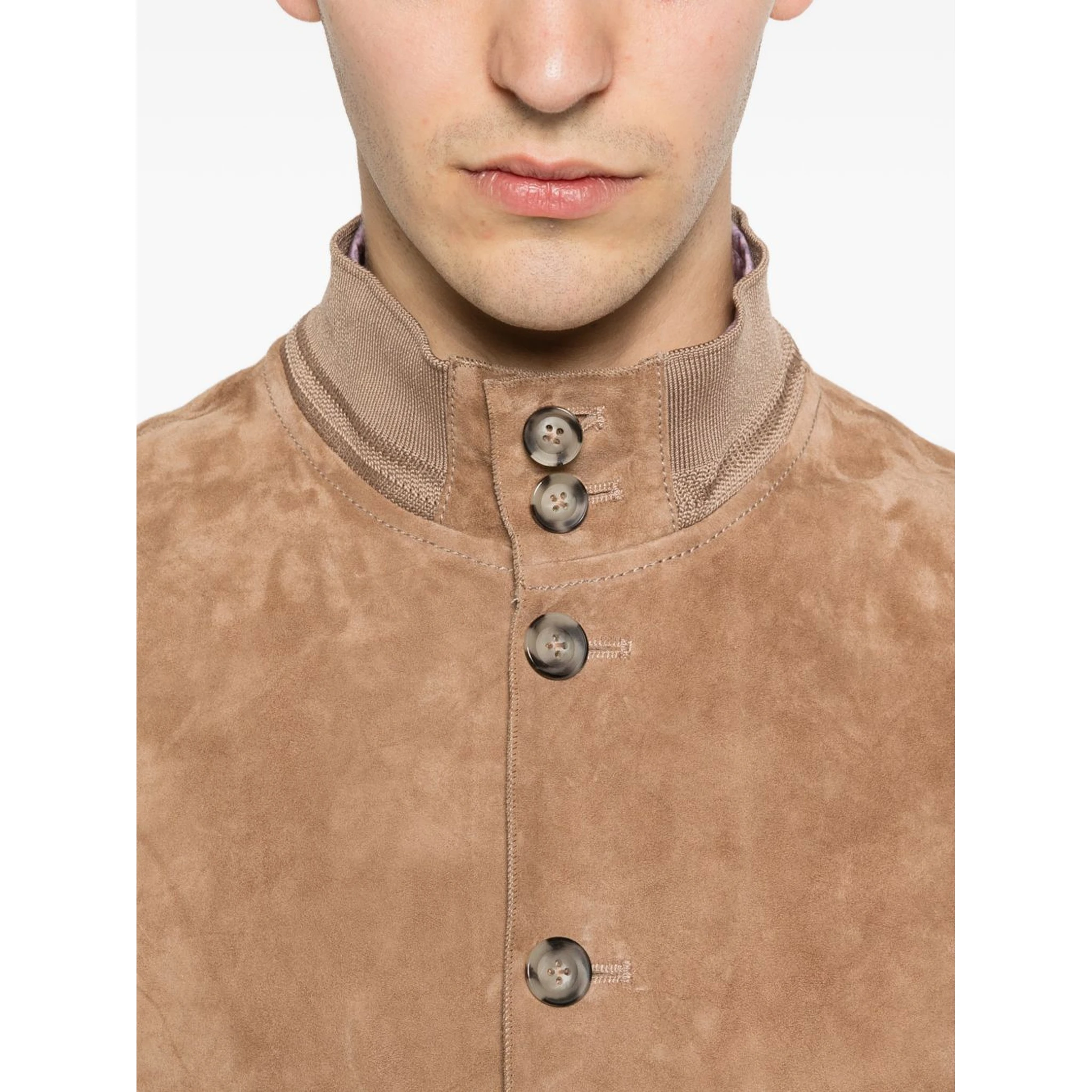 THE JACK AND JACKIE LEATHERS Jackets Beige