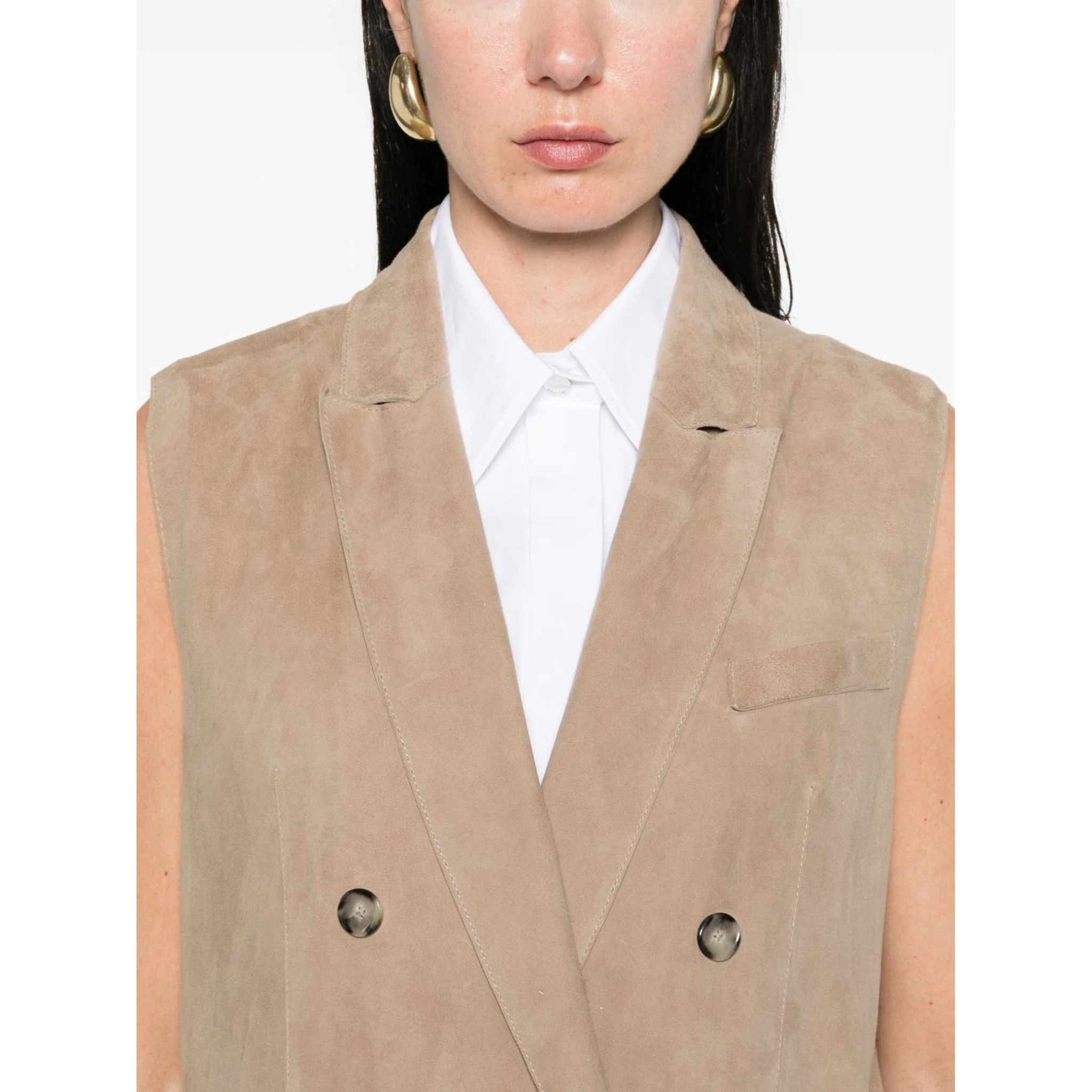 THE JACK AND JACKIE LEATHERS Jackets Beige