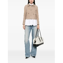 THE JACK AND JACKIE LEATHERS Jackets Beige