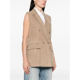THE JACK AND JACKIE LEATHERS Jackets Beige