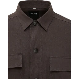 BOSS Shirts Brown