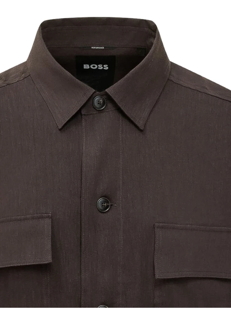 BOSS Shirts Brown alternative