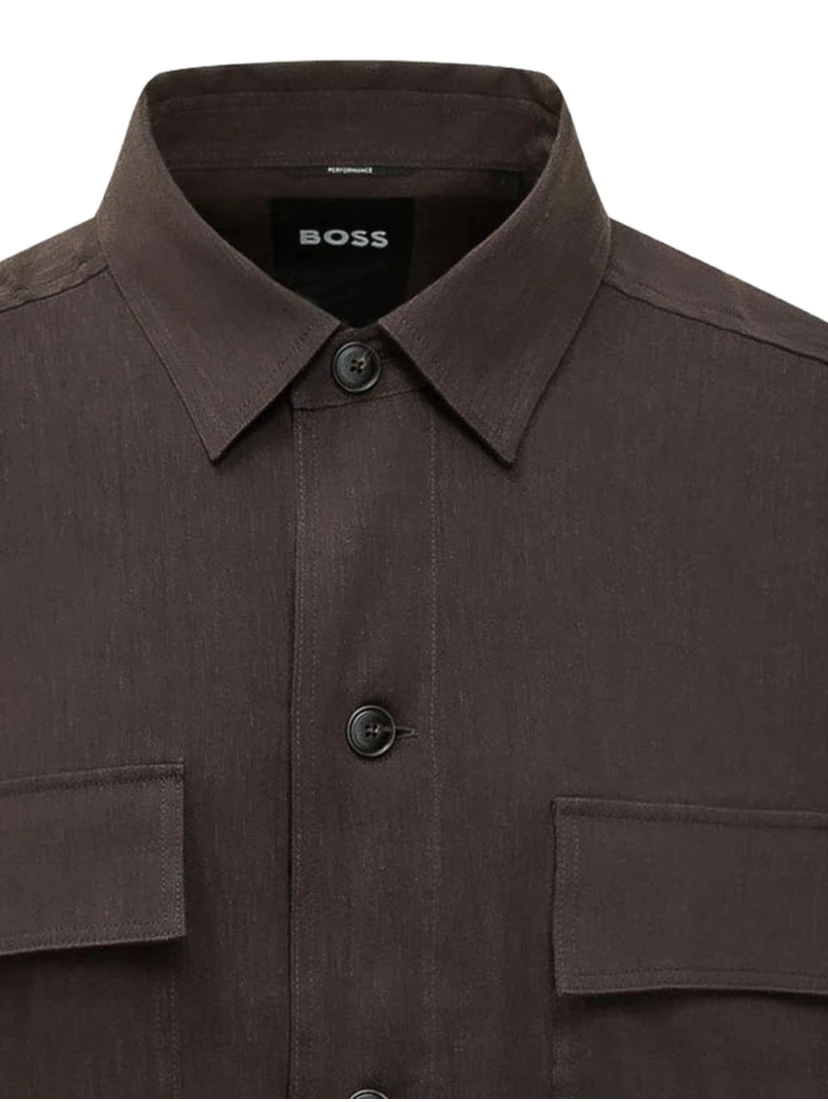 BOSS Shirts Brown