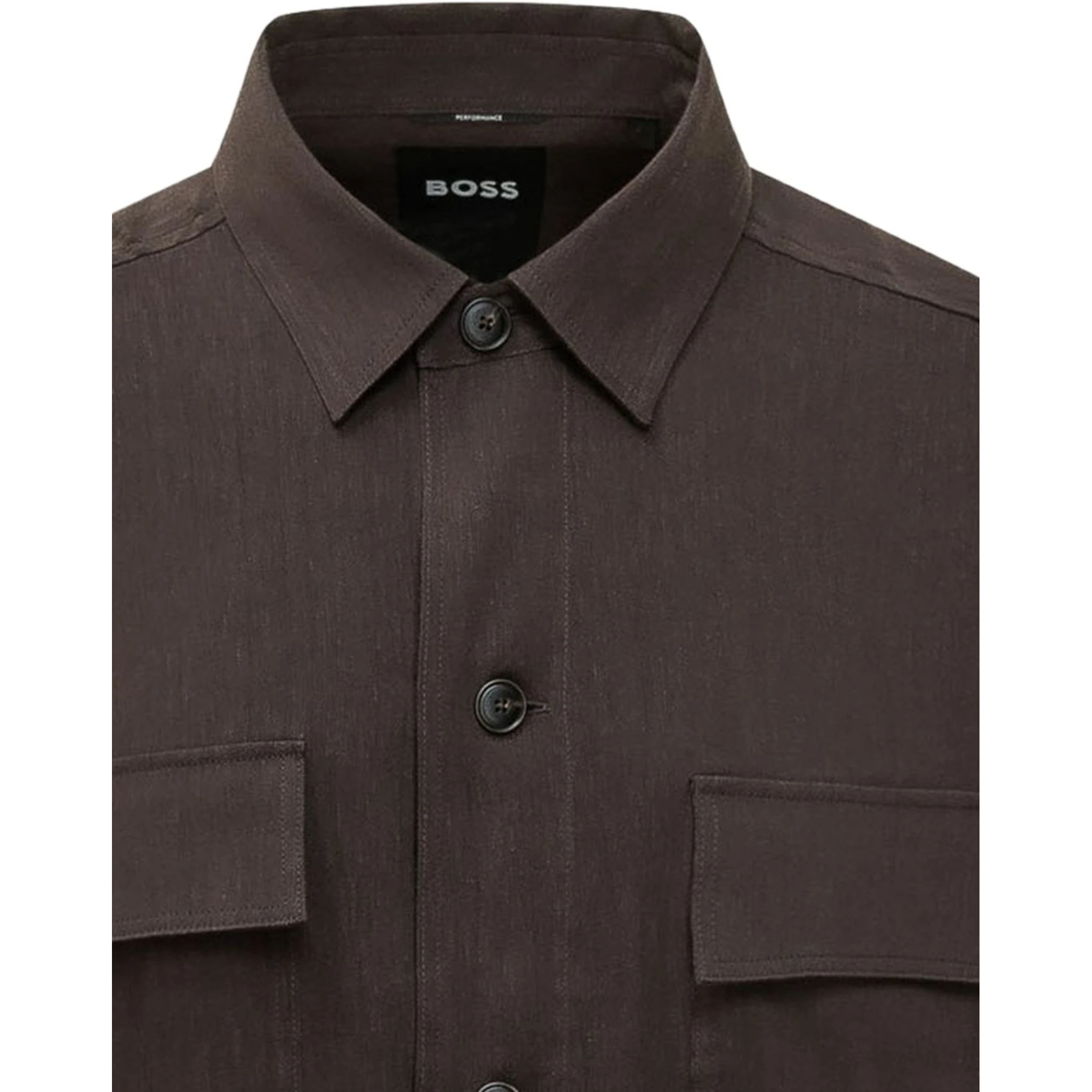 BOSS Shirts Brown
