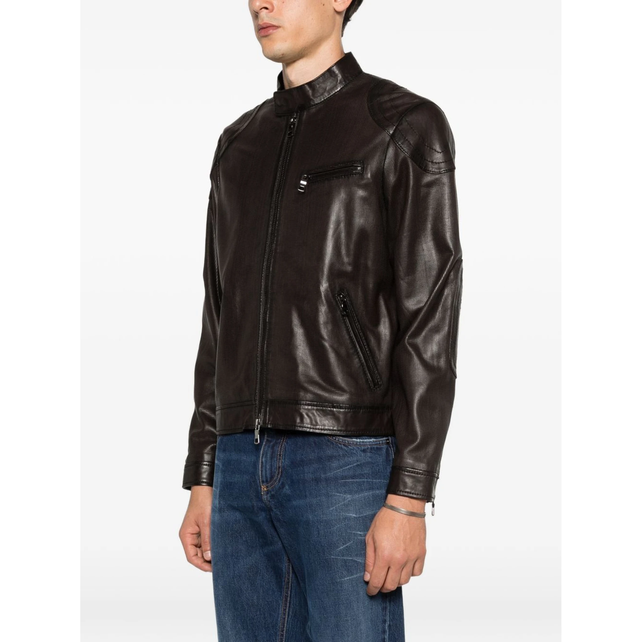 THE JACK AND JACKIE LEATHERS Jackets Brown