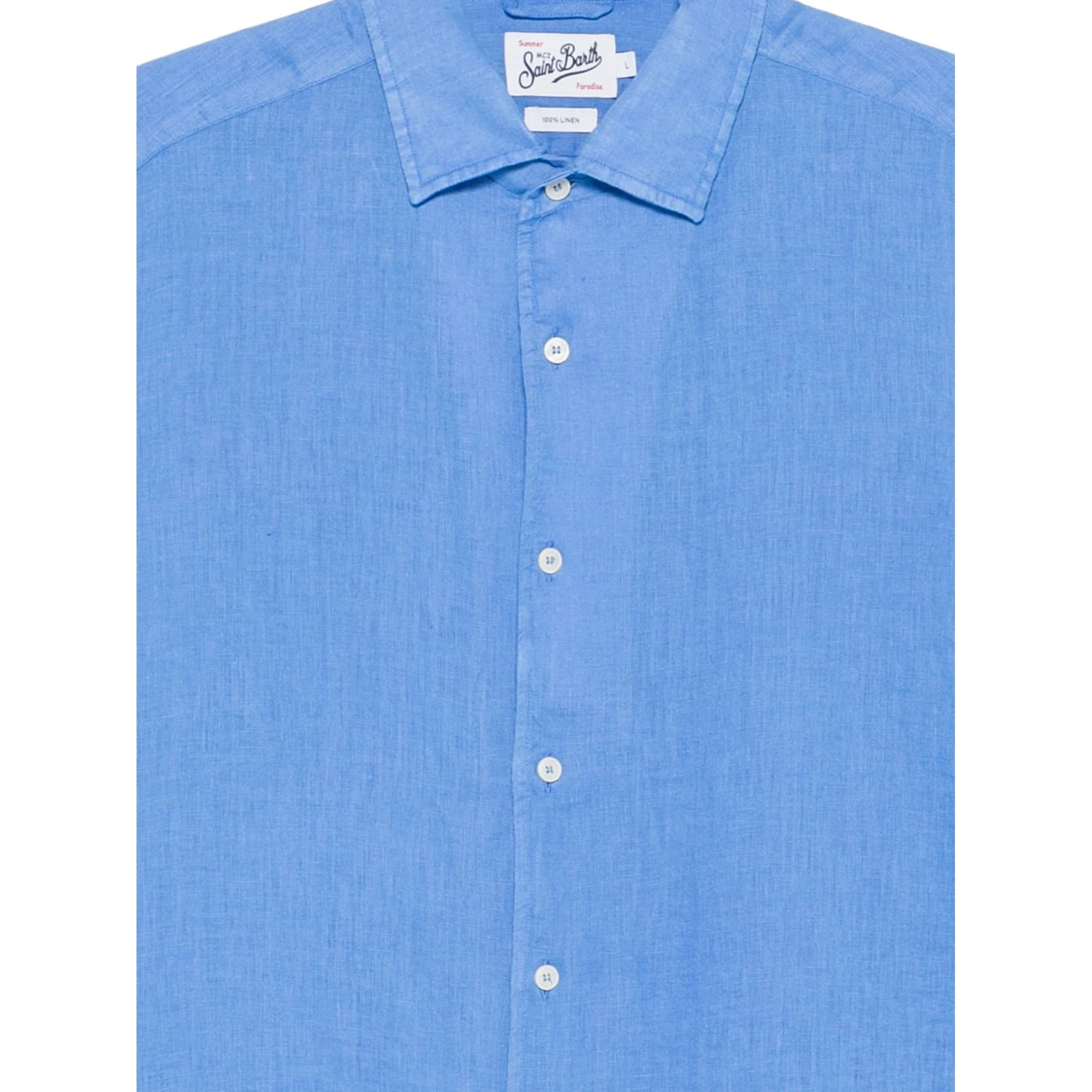 MC2 Saint Barth Shirts Light Blue