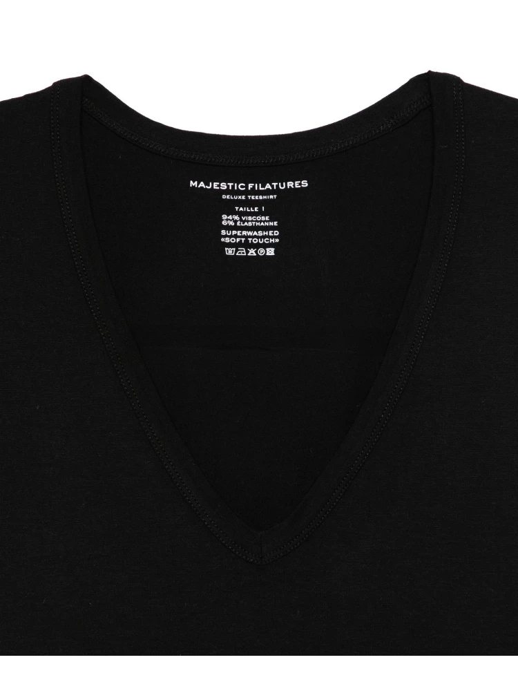 Majestic Filatures T-shirts and Polos Black alternative