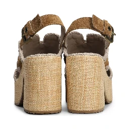 صندل مو بني