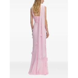 فستان سيلف بورتريه وردي