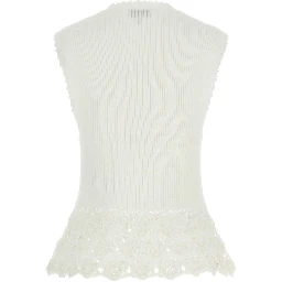 GANNI Top Ivory