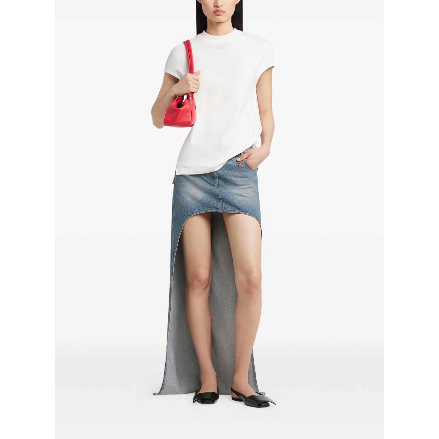 Courreges T-shirts and Polos White