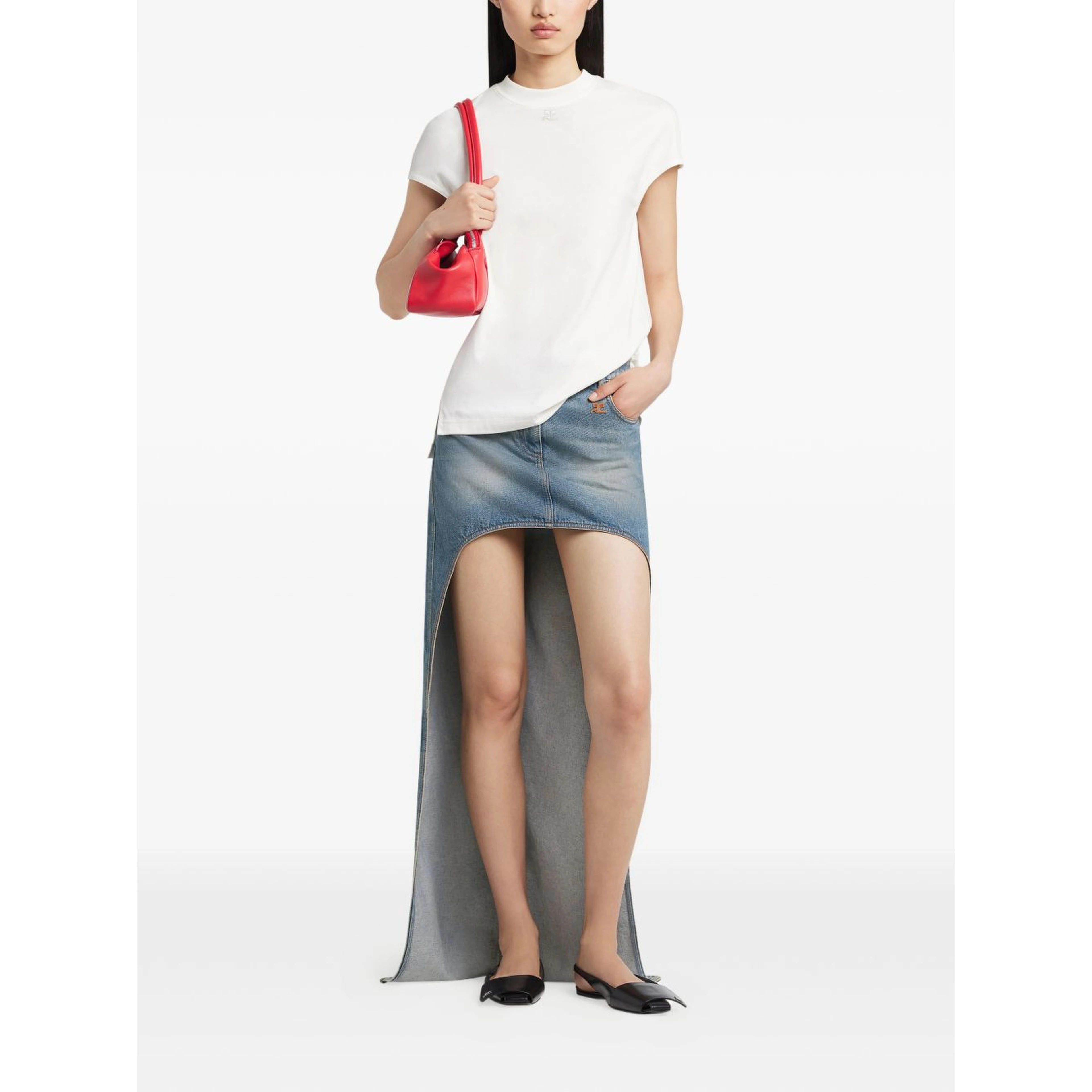 Courreges T-shirts and Polos White