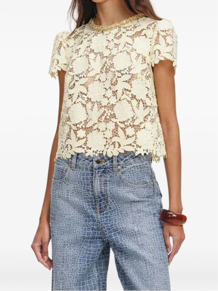 SELF PORTRAIT Top Yellow alternative