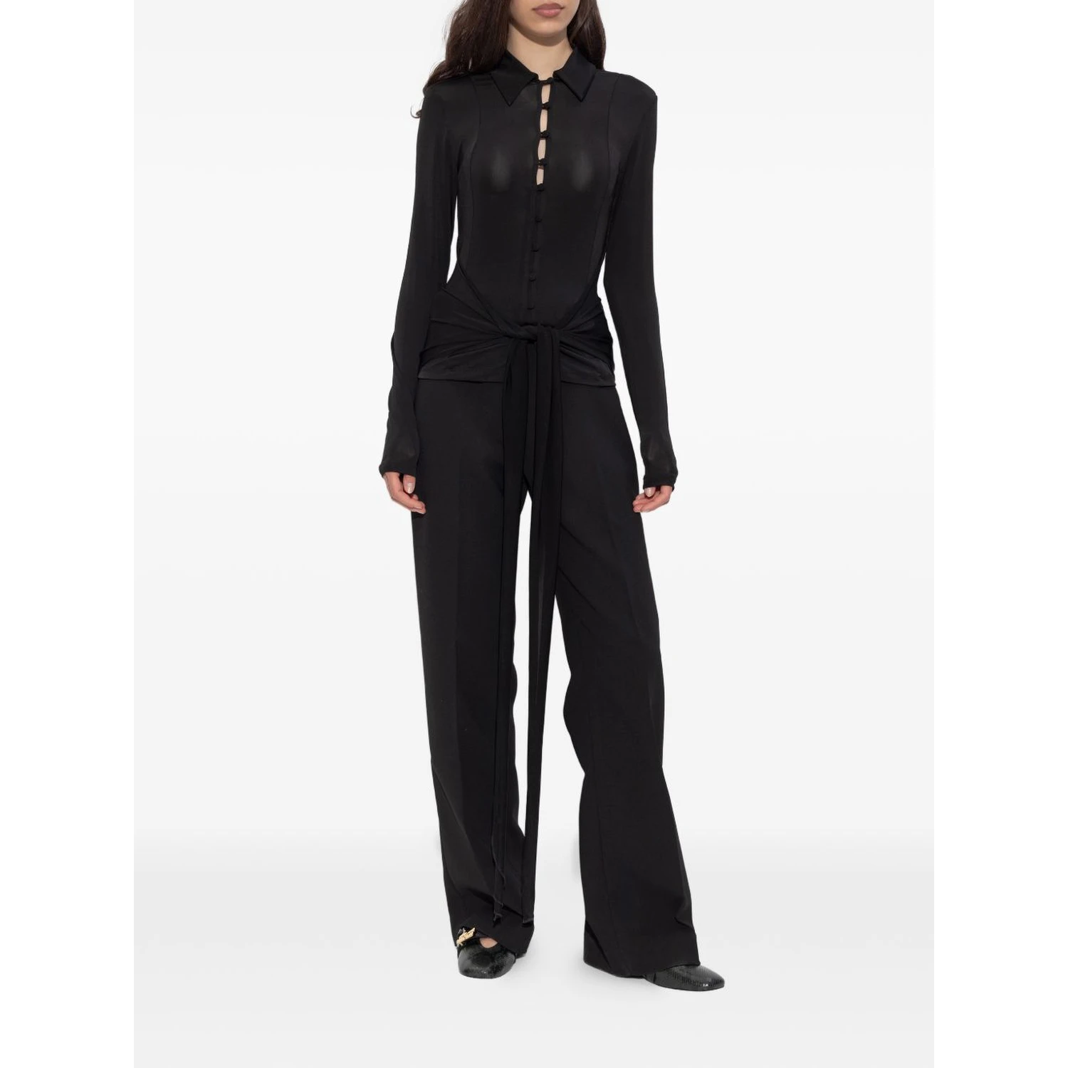 GANNI Shirts Black