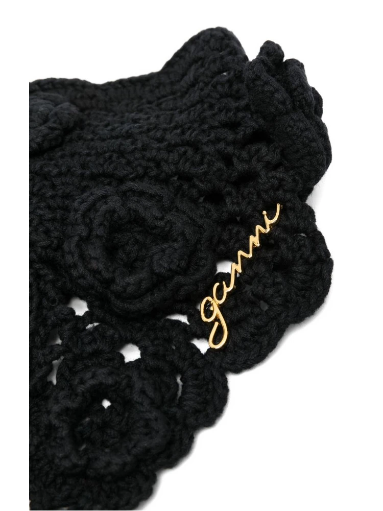GANNI Hats Black alternative