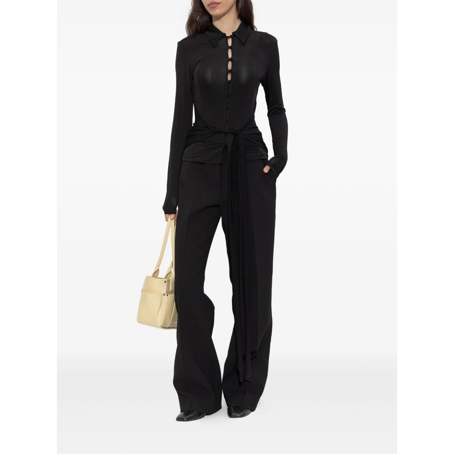 GANNI Shirts Black