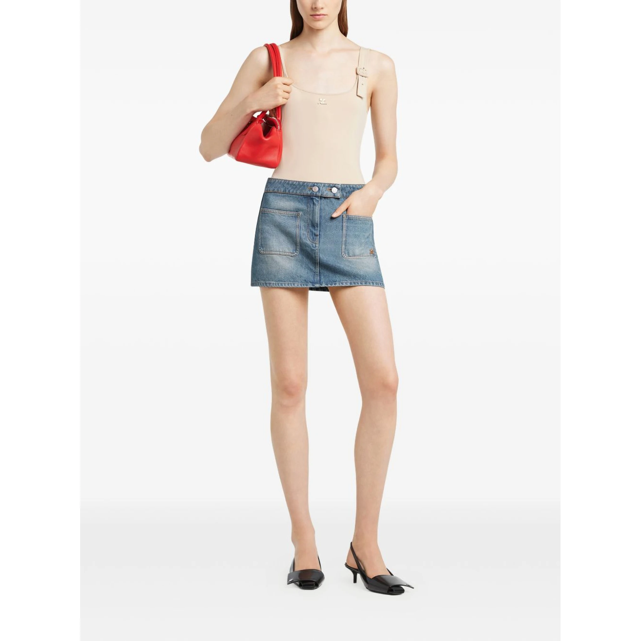 Courreges Skirts Blue