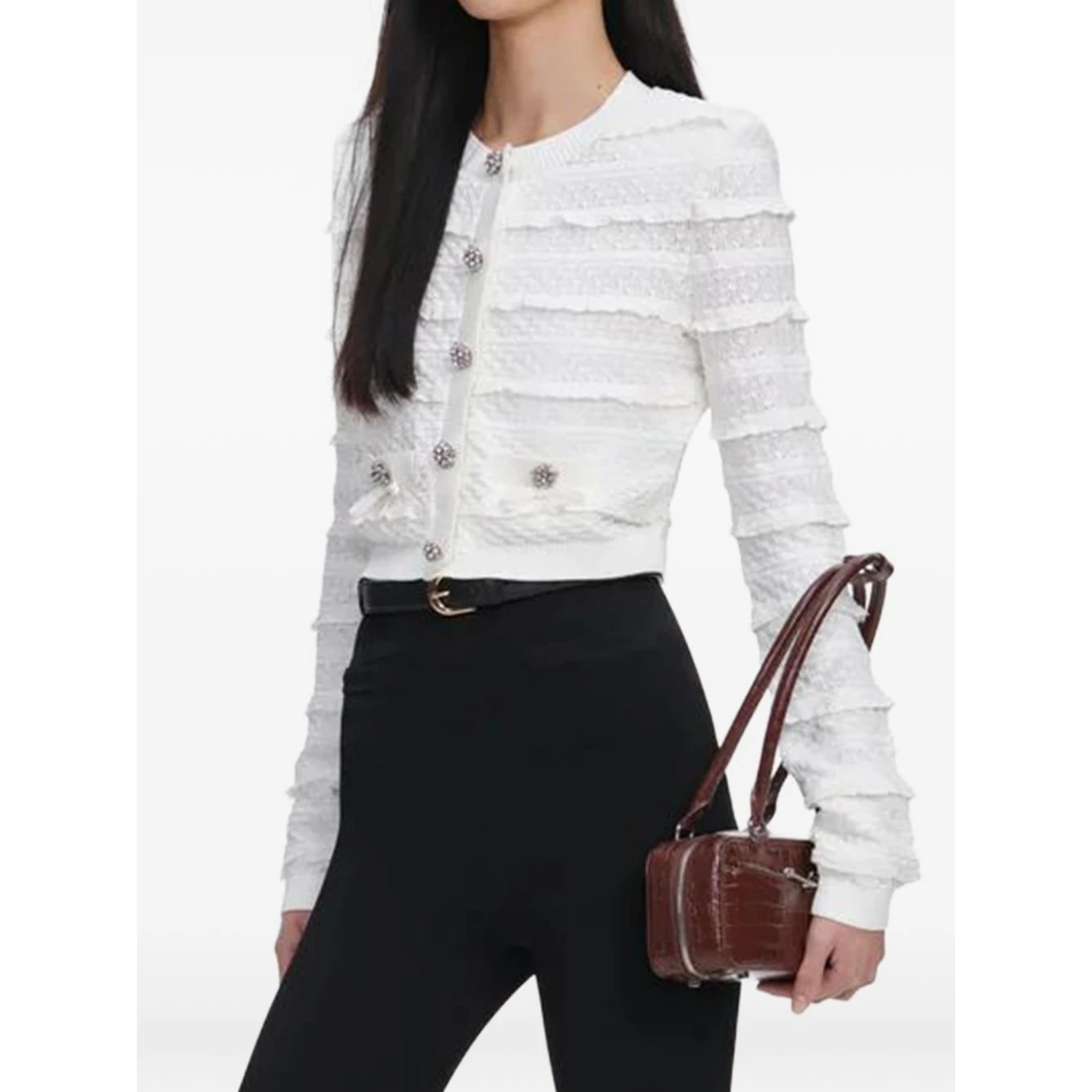 SELF PORTRAIT Sweaters White