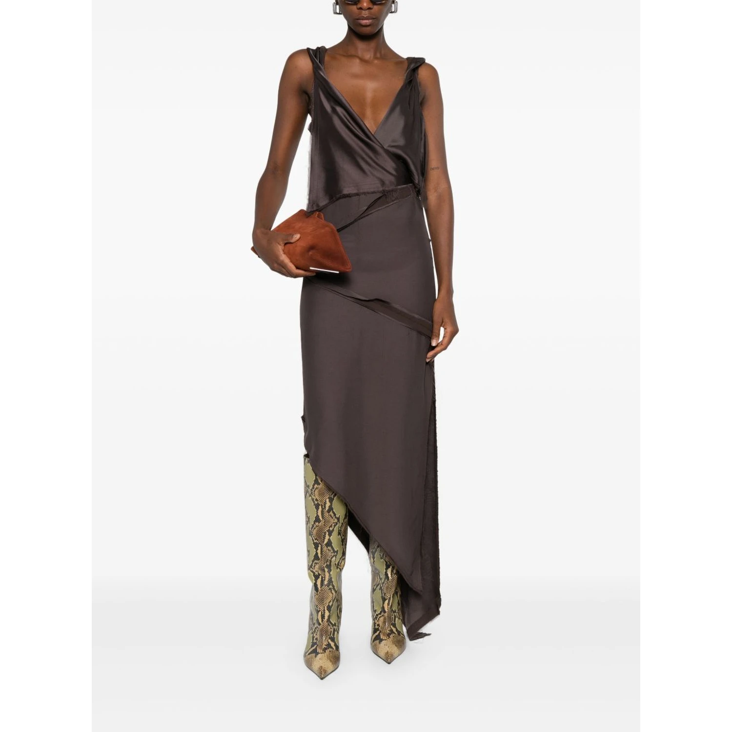 The Attico Dresses Brown