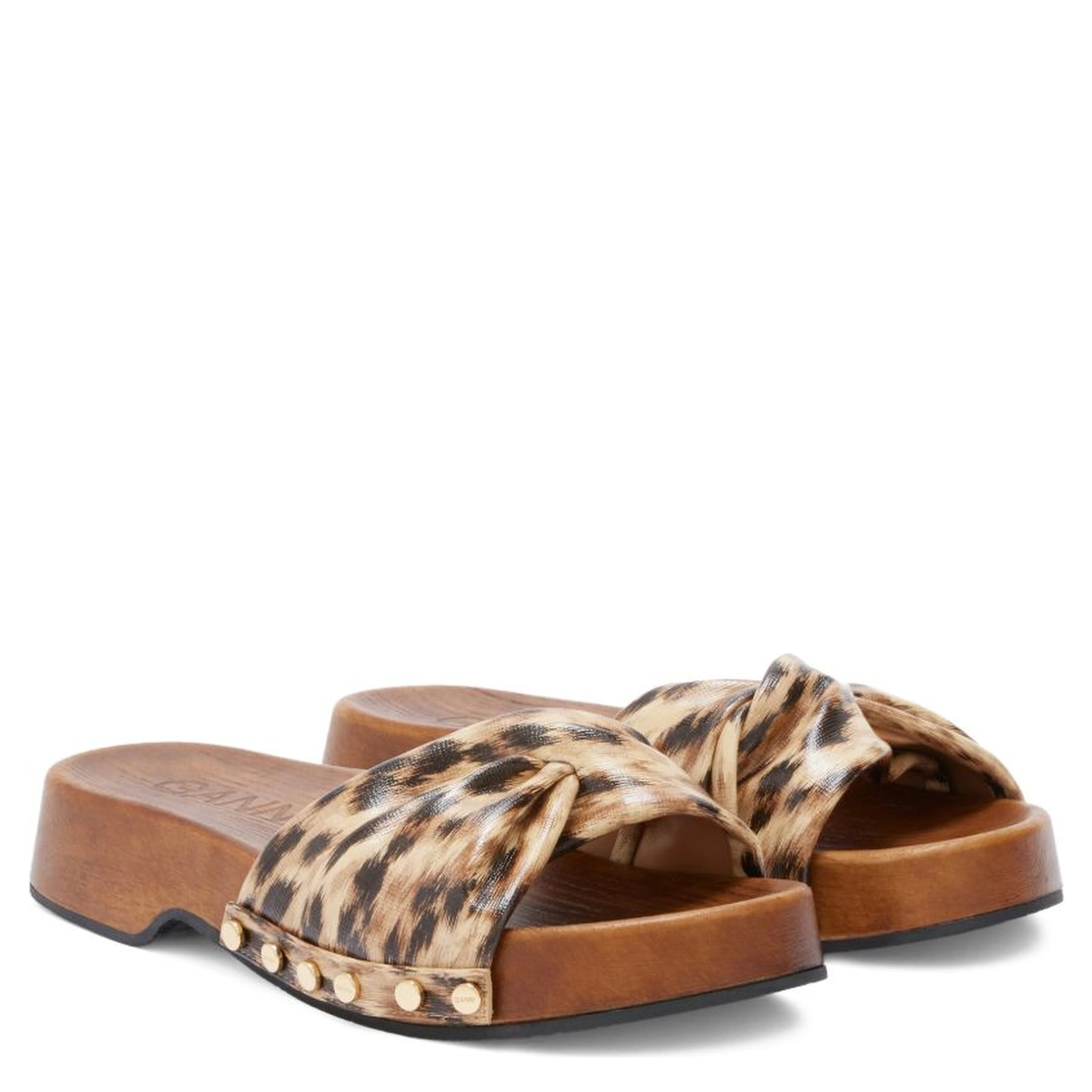 GANNI Sandals Brown