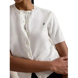 كنزات بولو رالف لورين بيضاء