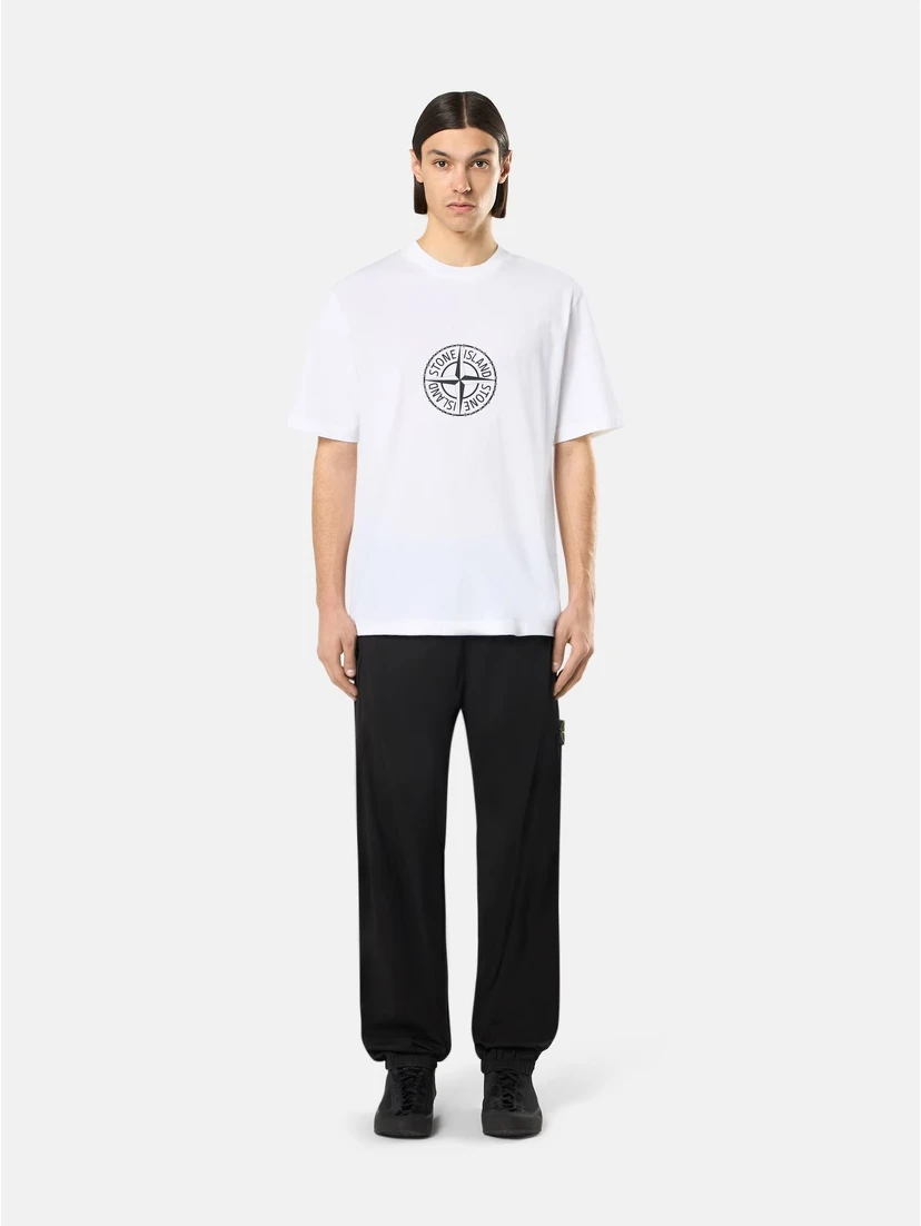 Stone Island T-shirts and Polos White