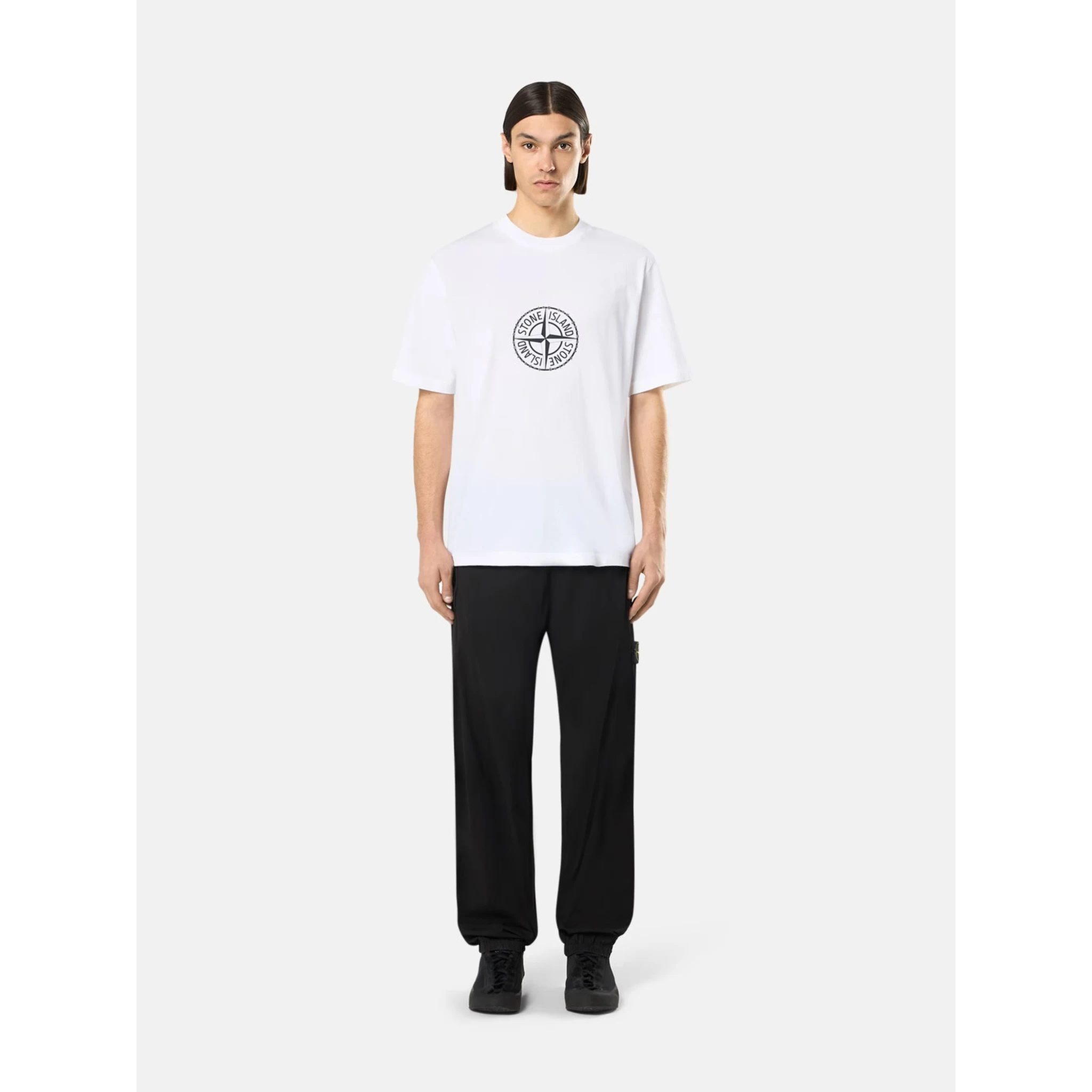 Stone Island T-shirts and Polos White