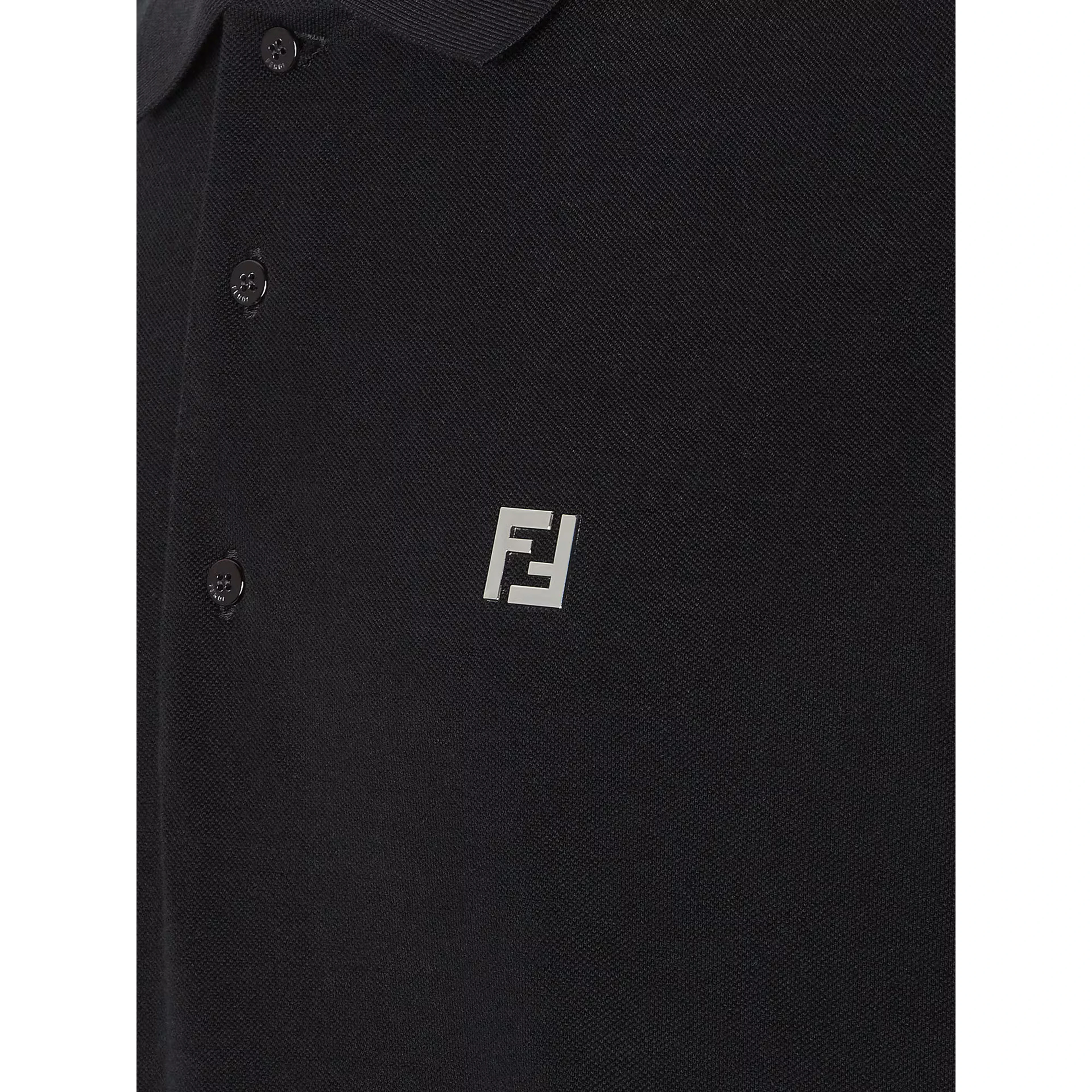 Fendi T-shirts and Polos Black
