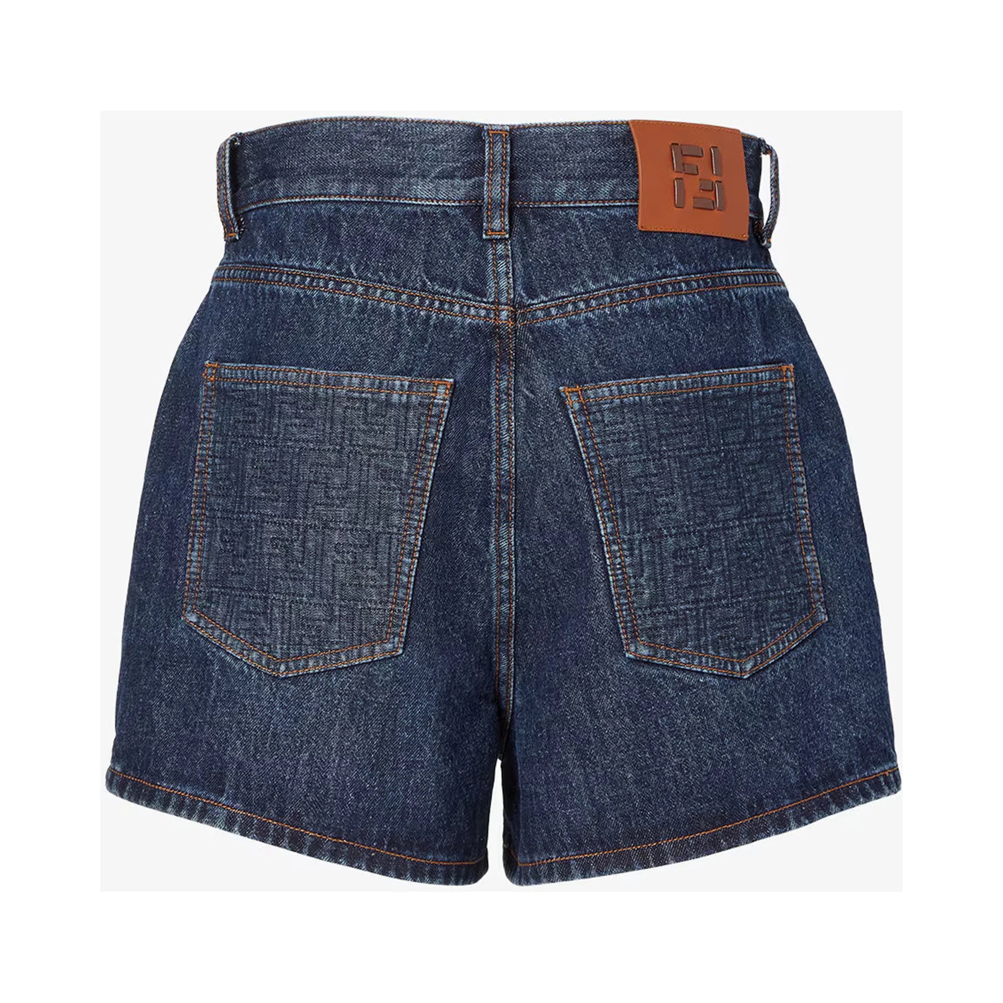 شورت فندي أزرق