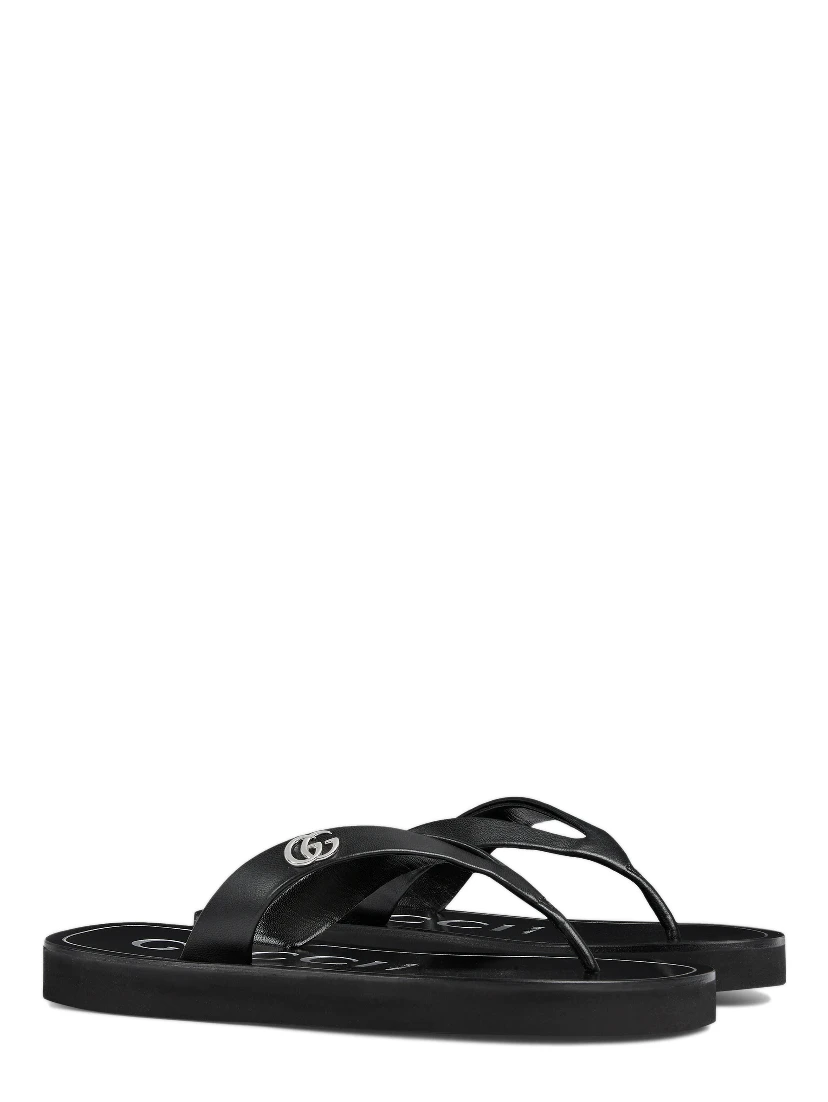 صندل غوتشي أسود