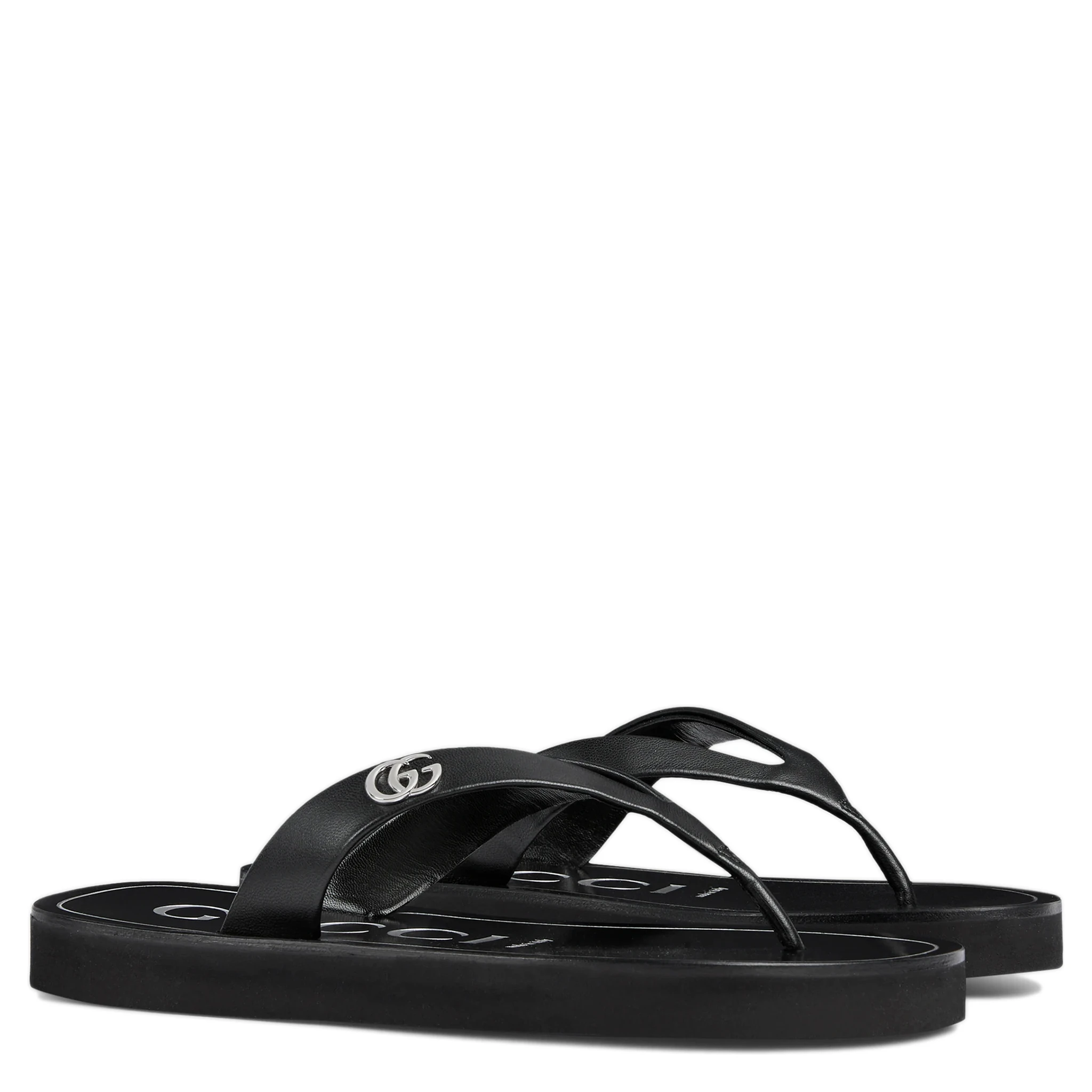 صندل غوتشي أسود