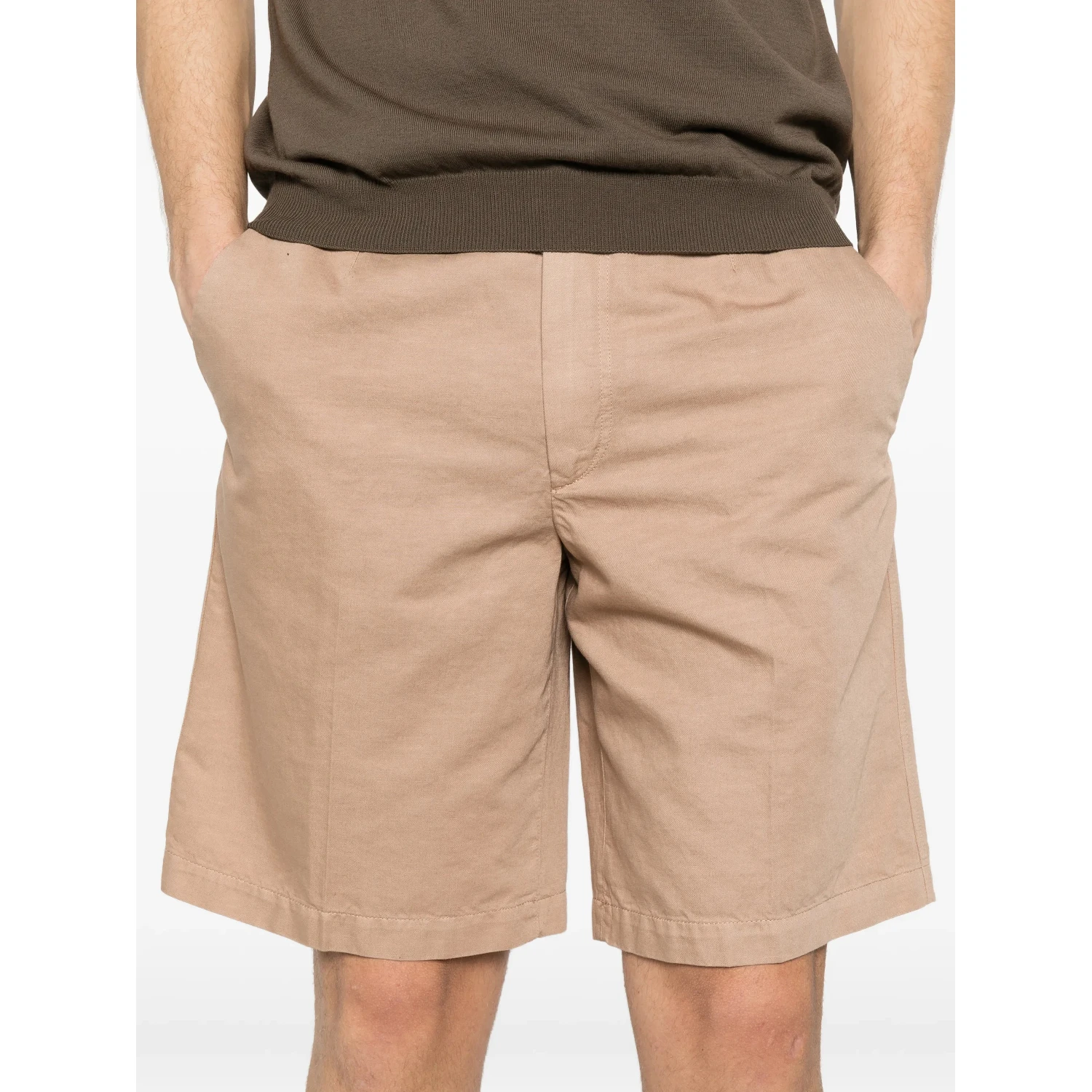 ZEGNA Shorts Brown
