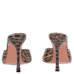 Amina Muaddi Sandals Brown