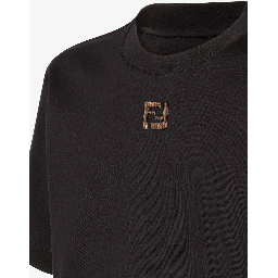 تيشيرتات وبولو من فندي باللون الأسود